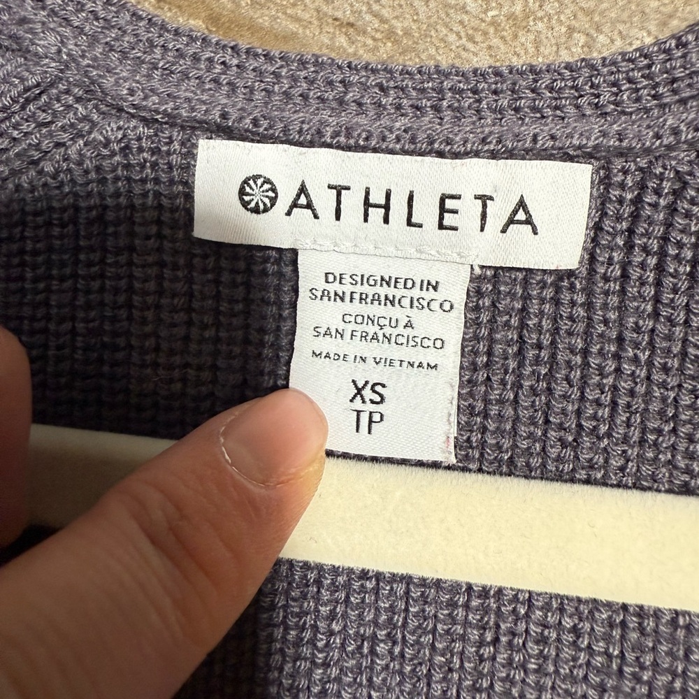 Athleta Merino Wool Sweater Blend- XS - Picture 7 of 7